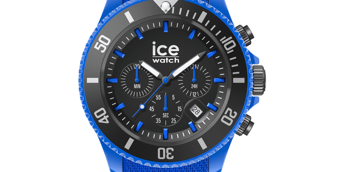 Neon Blue Ice-Watch ICE chrono •