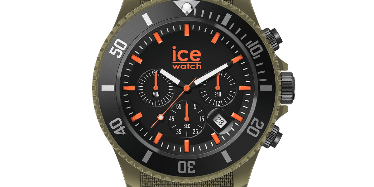 ICE chrono Khaki Orange • Ice-Watch