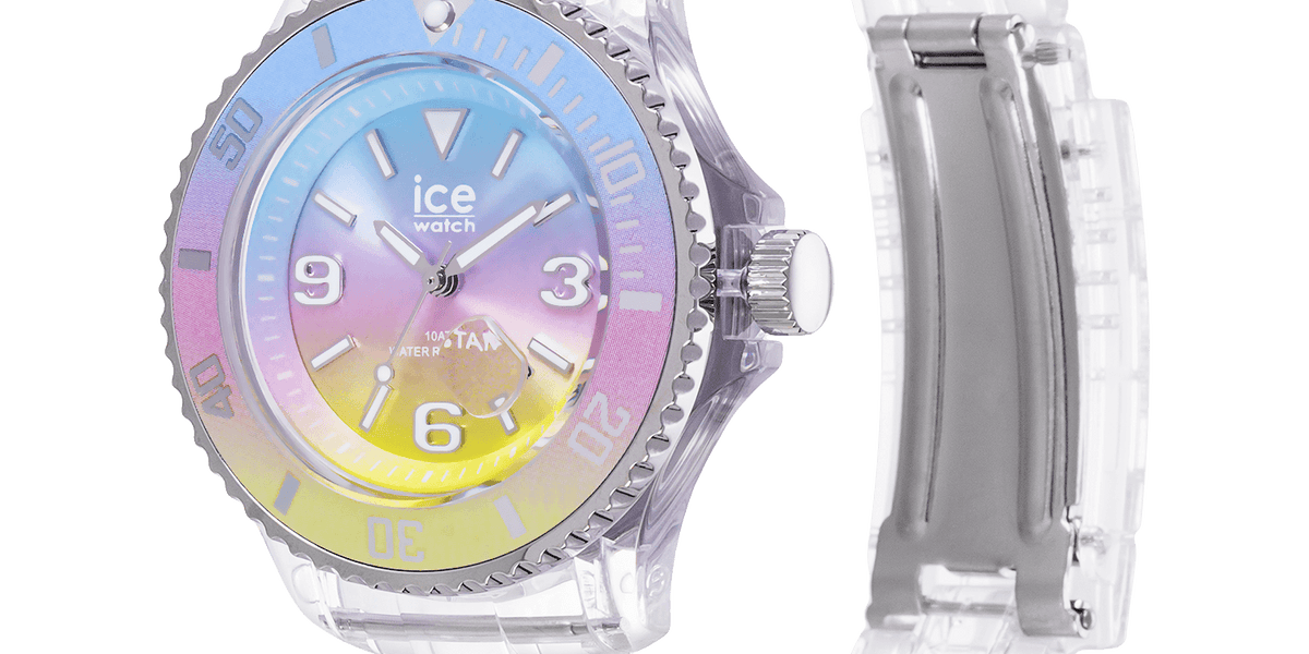 Ice Watch Transparente Ice Watch City Sparkling Glitter Silver