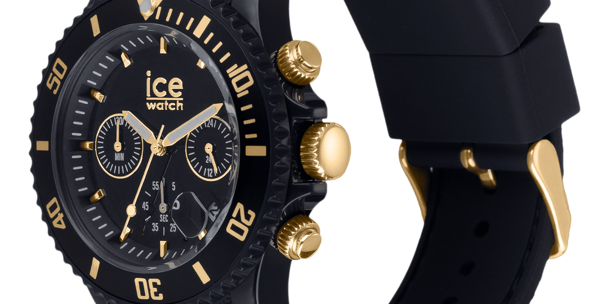 Ice watch gold black hotsell
