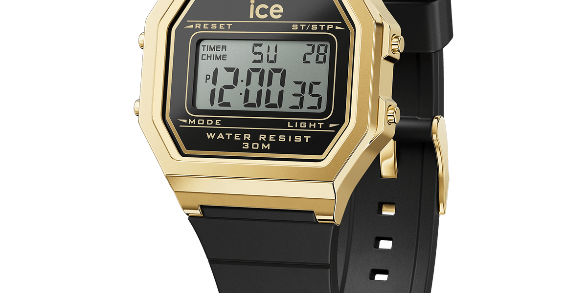 Ice watch ice glitter black gold online