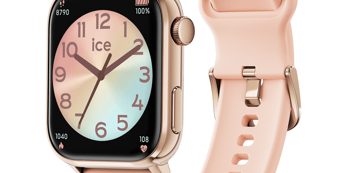 Ice Smart Two Rose Gold Nude Ice Watch