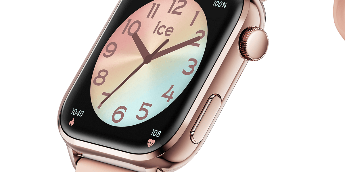 Ice Smart Two Rose Gold Nude Ice Watch
