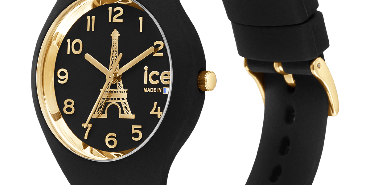 ICE cocorico Eifel Tower Black Ice Watch