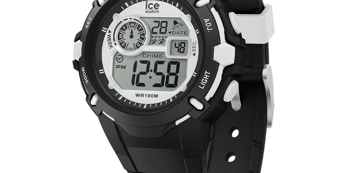 Black and white ice watch discount