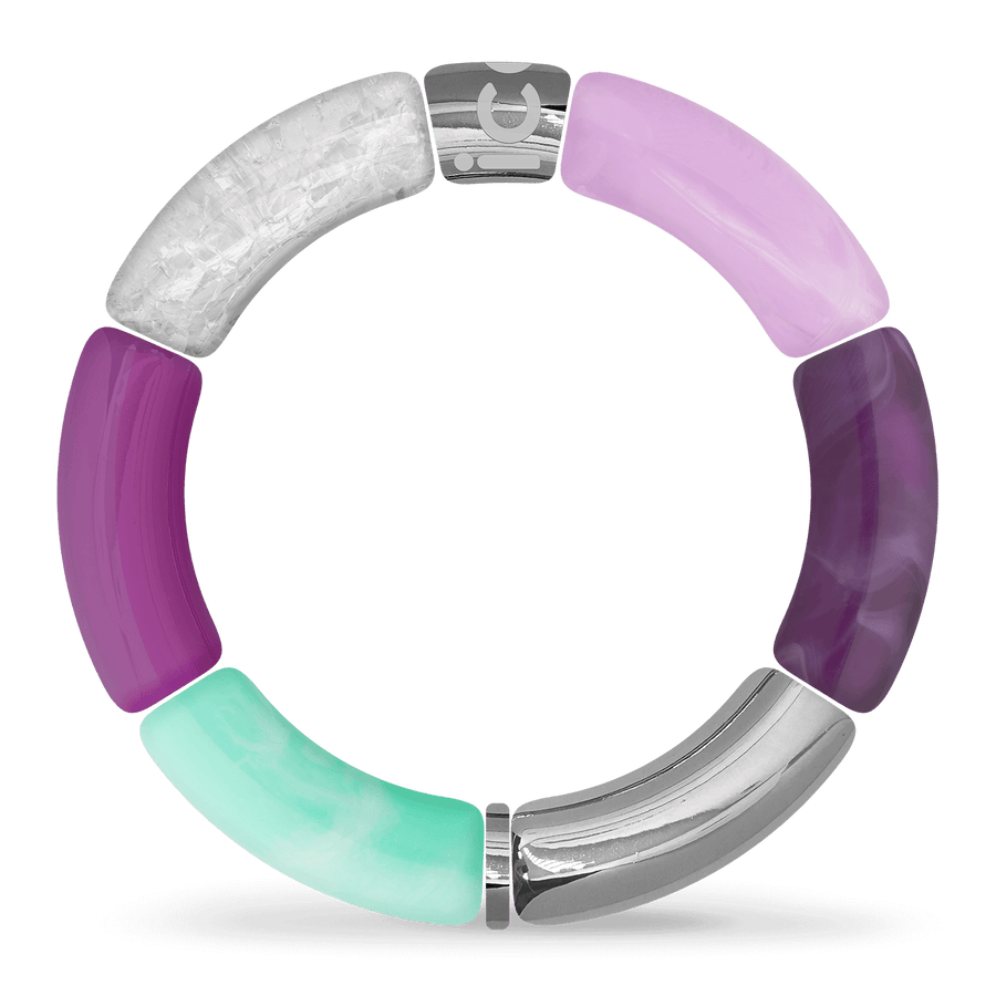 Pack Bella bracelet Purple & Turquoise