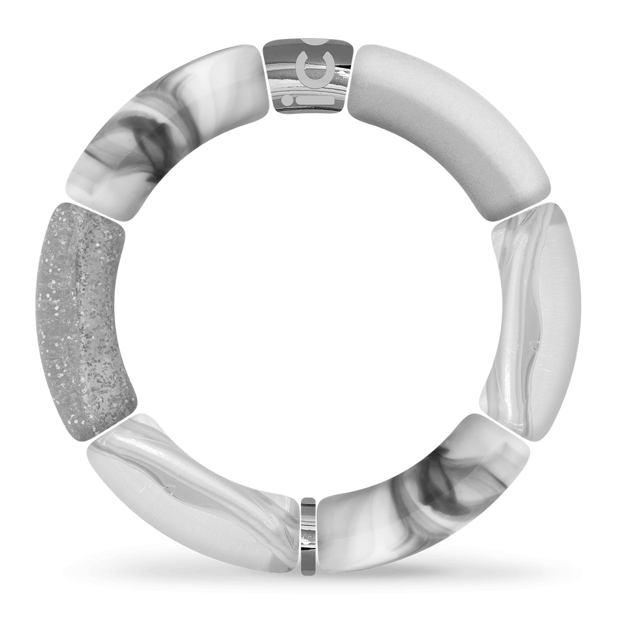 Pack Bella bracelet Silver Transparent