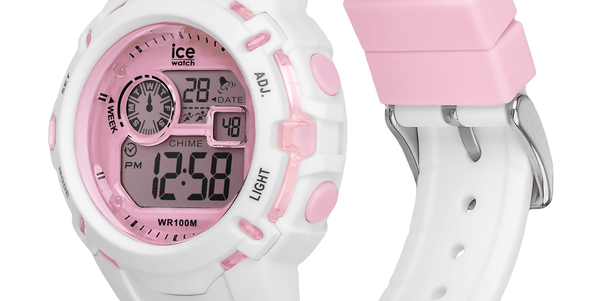 ICE digit explorer White Pink • Ice-Watch
