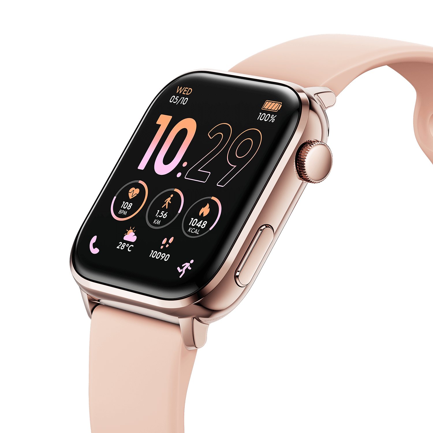 Ice-Watch Smartwatch ICE Smart 3.0 Damen - Rose-Gold, 1,2 Zoll AMOLED, GPS, Wasserdicht