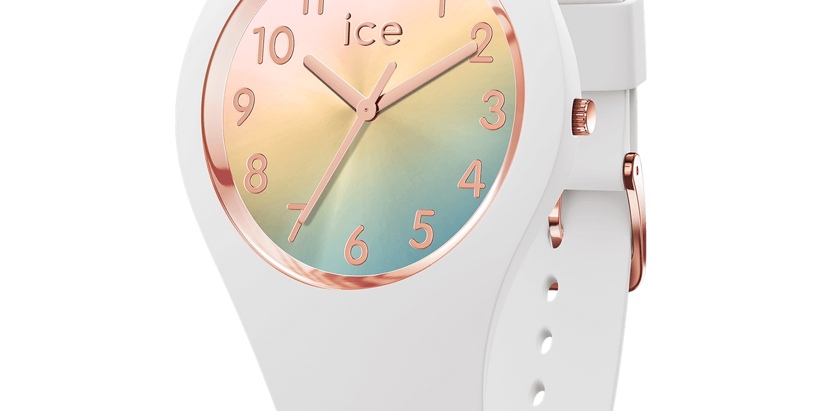 Wrist Watches Ice Watch Lo White Pink ICE Sunset