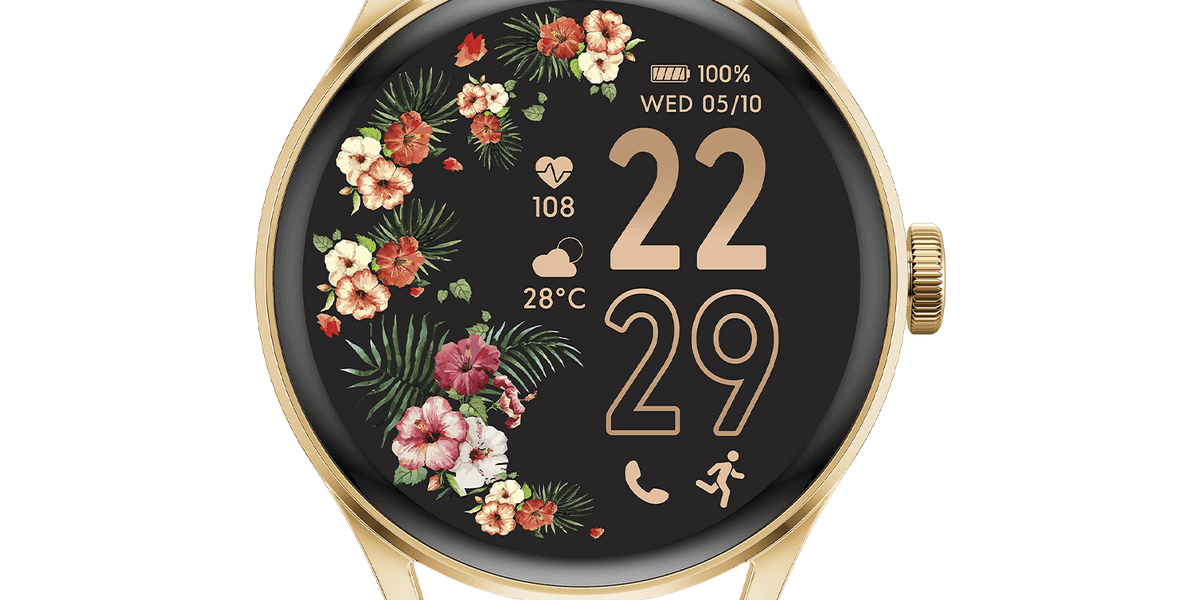 ICE smart 2.0 round 1.20 Gold Milanese Ice Watch