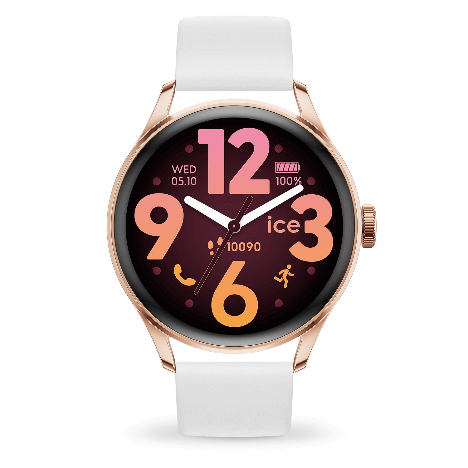 Ice-Watch Smartwatch ICE Smart 3.0 Damen - Rose-Gold, 1,2 Zoll AMOLED, GPS, Wasserdicht