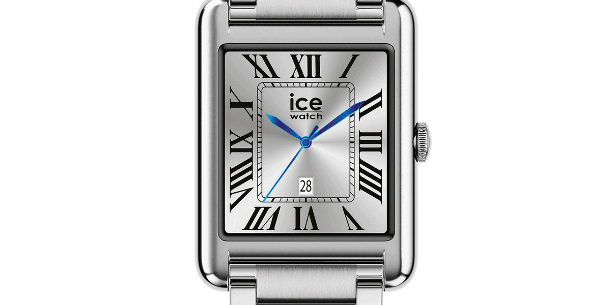ICE smart TKS 2.0 rectangular 1.41 Silver • Ice-Watch