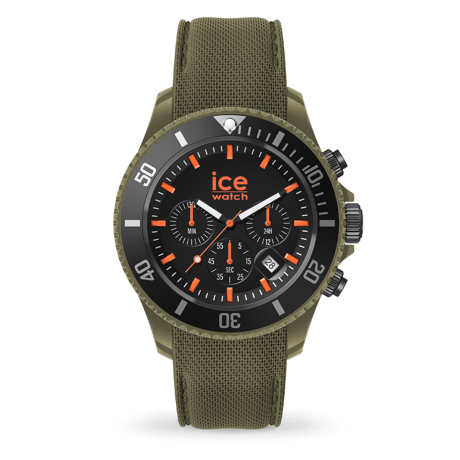 ICE chrono Khaki Orange • Ice-Watch