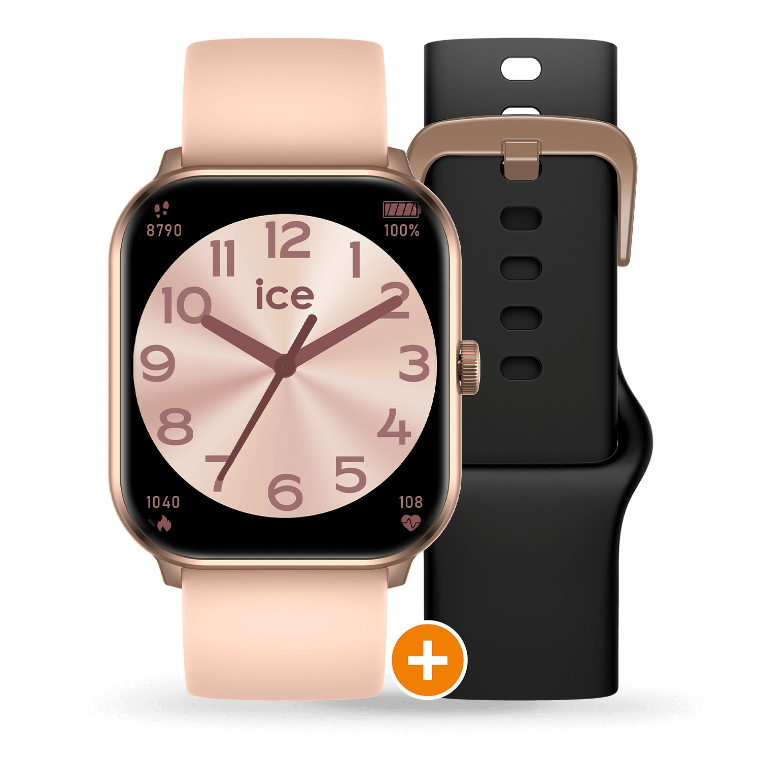 ICE smart one Rose Gold Nude Black • Ice Watch