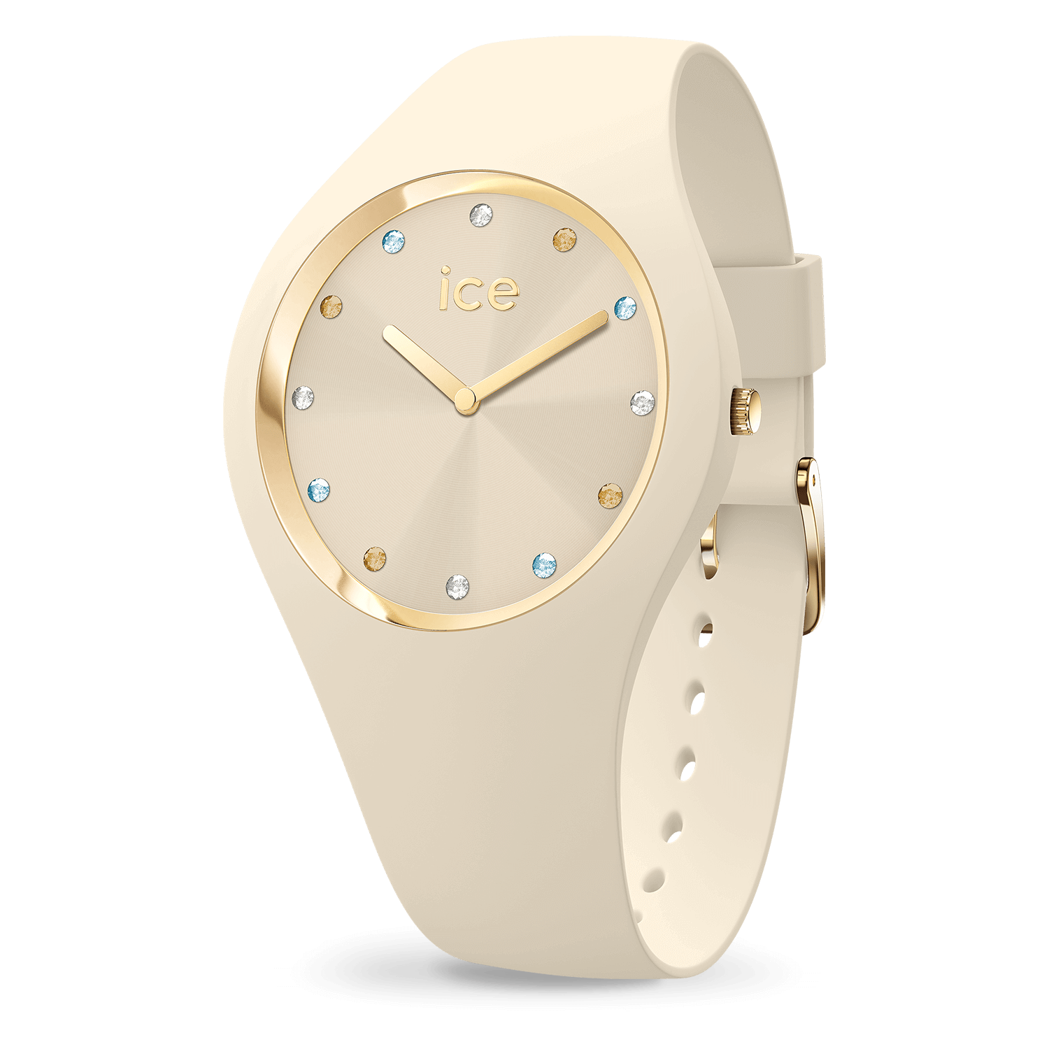 Ice-Watch - Wit dameshorloge met siliconen band Ice-Watch - Wit dameshorloge met siliconen band