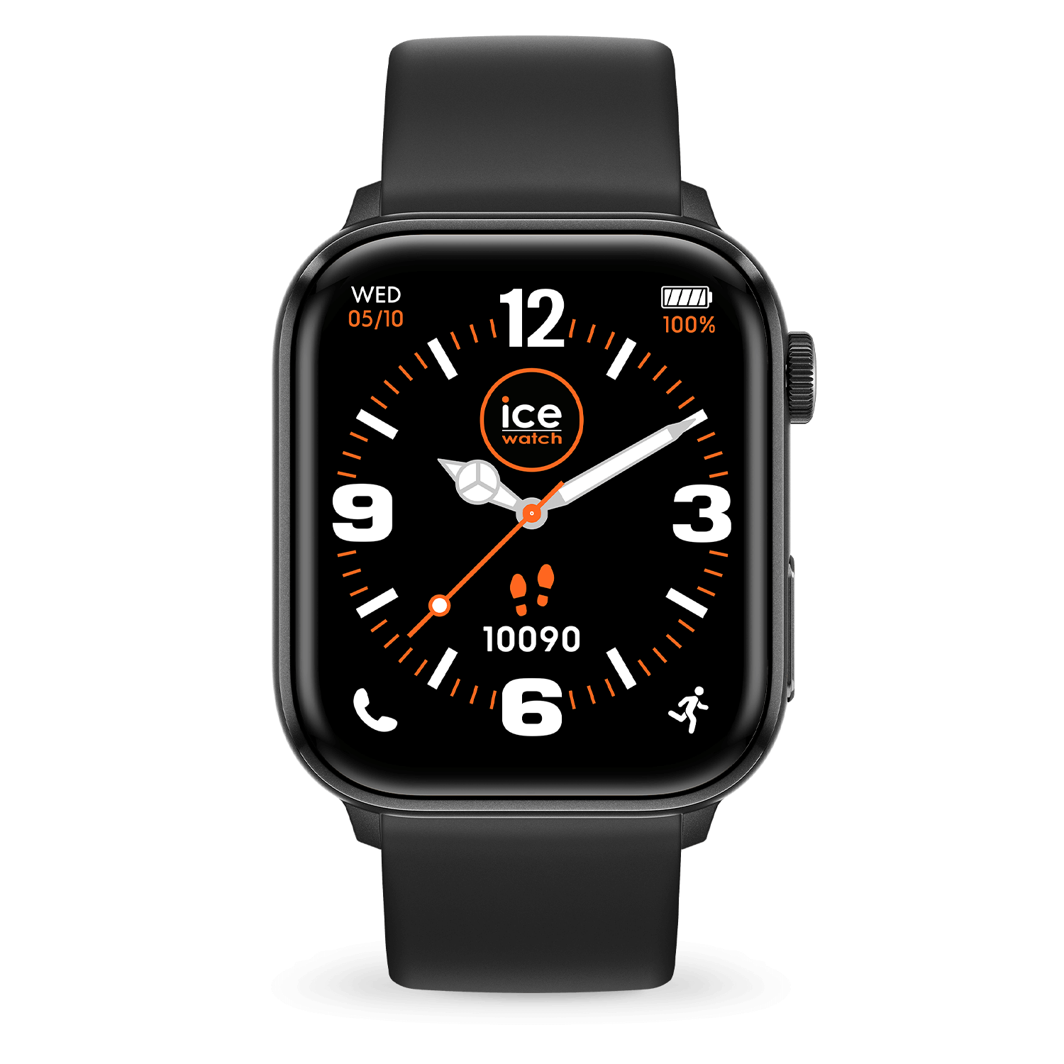 Ice watch 2025 steel black silver