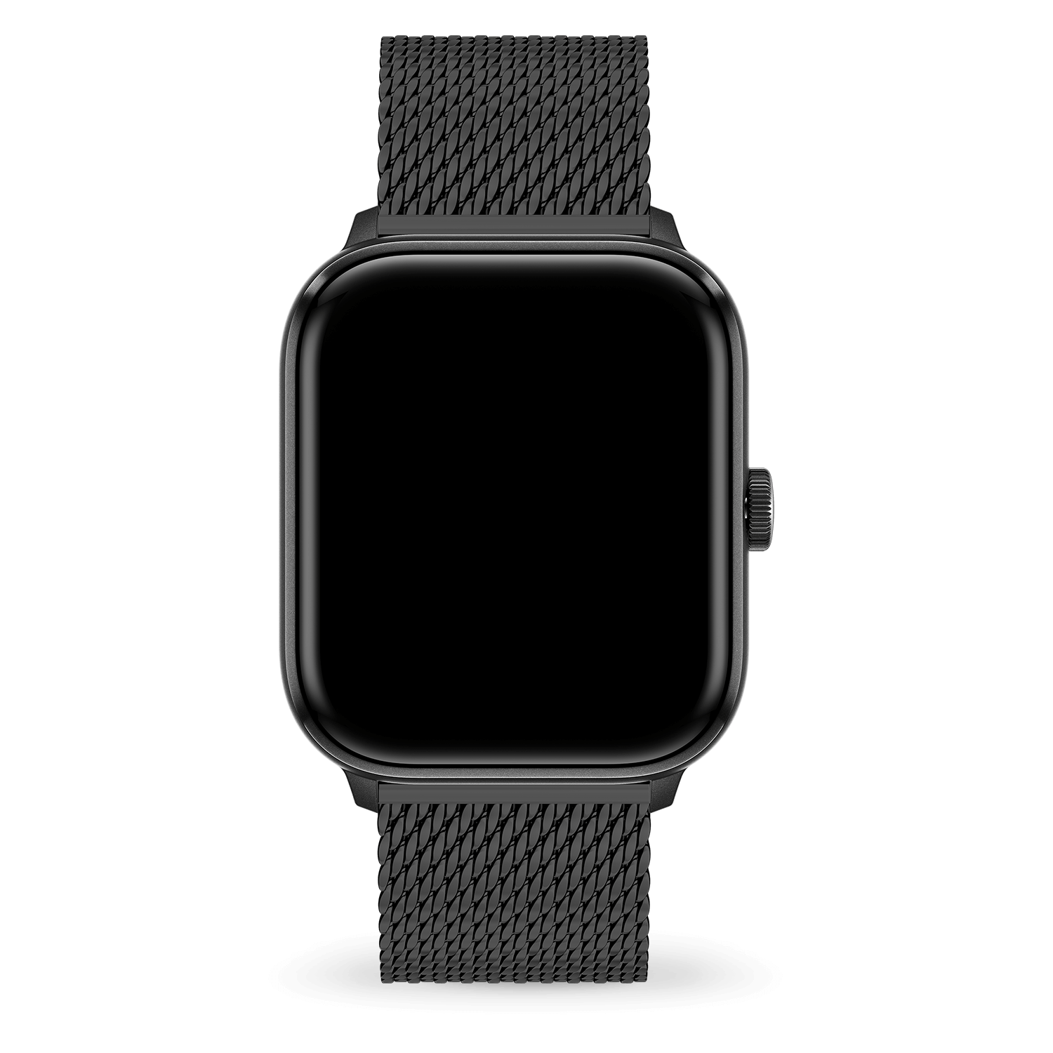 Black milanese watch sales band