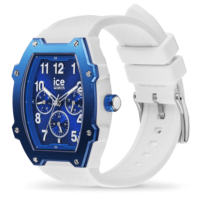 Ice-Watch - ICE boliday Navy blue Plastic - Blauw dameshorloge met siliconen band - 023995 (Small Ice-Watch - ICE boliday Navy blue Plastic - Blauw dameshorloge met siliconen band - 023995 (Small