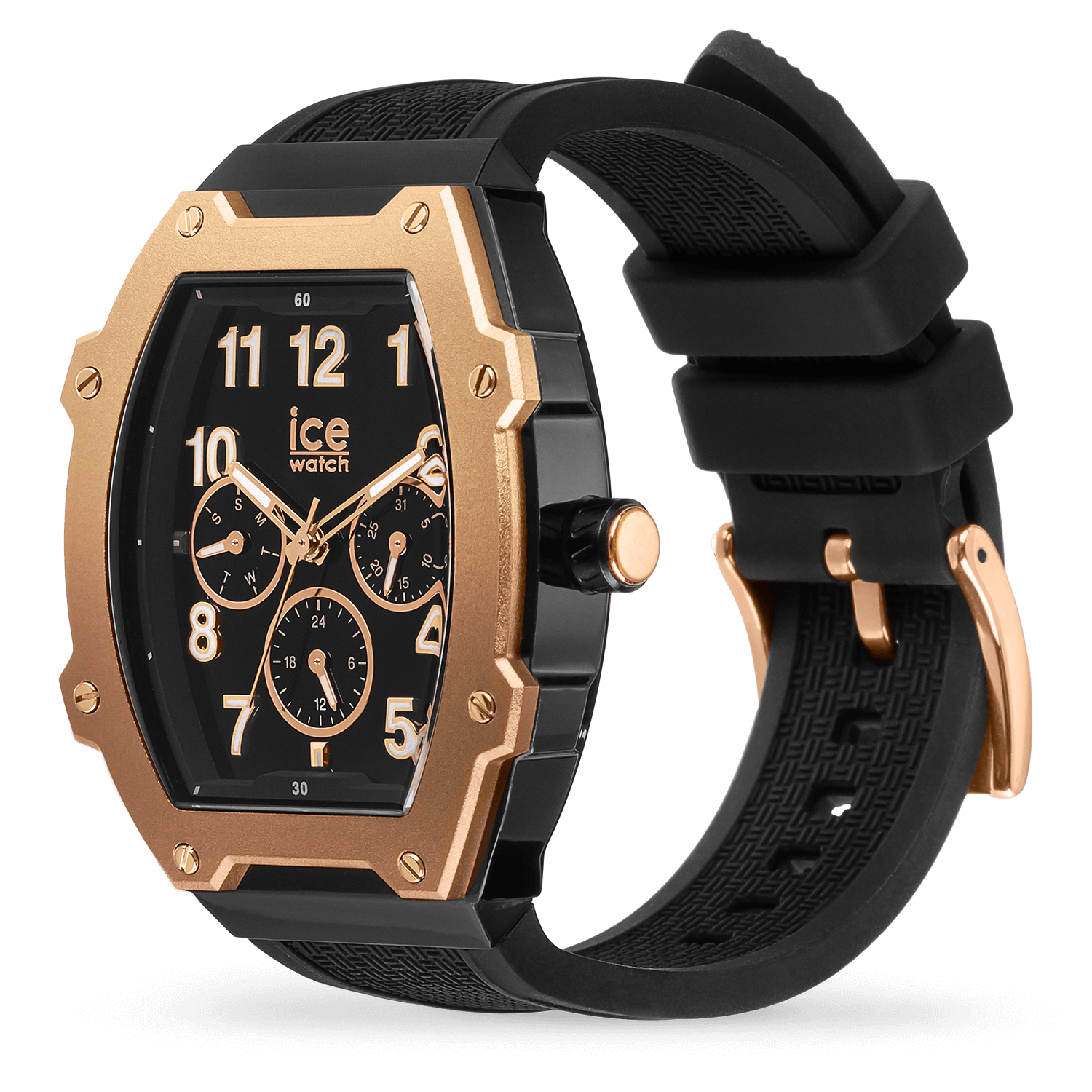 Ice watch glam black rose gold clearance