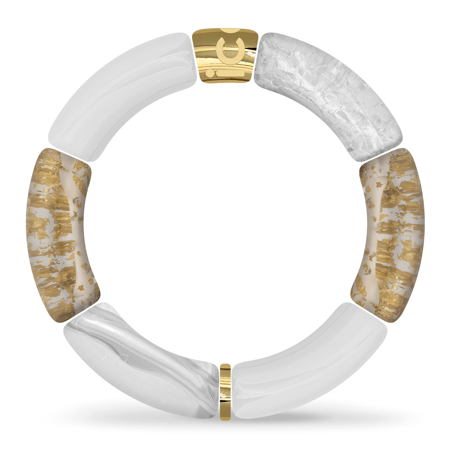 Gouden klaver armband | 14k gold plated | Morgen in huis