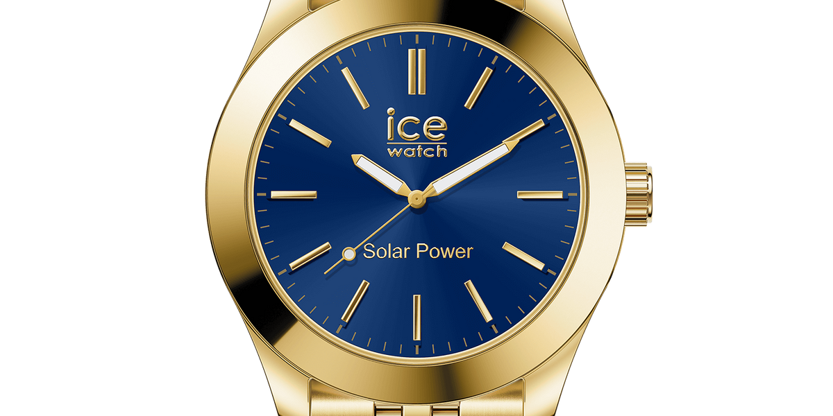 ICE steel solar Gold Blue • Ice-Watch
