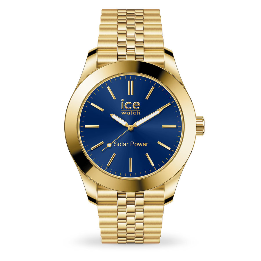 ICE steel solar Gold Blue Ice Watch