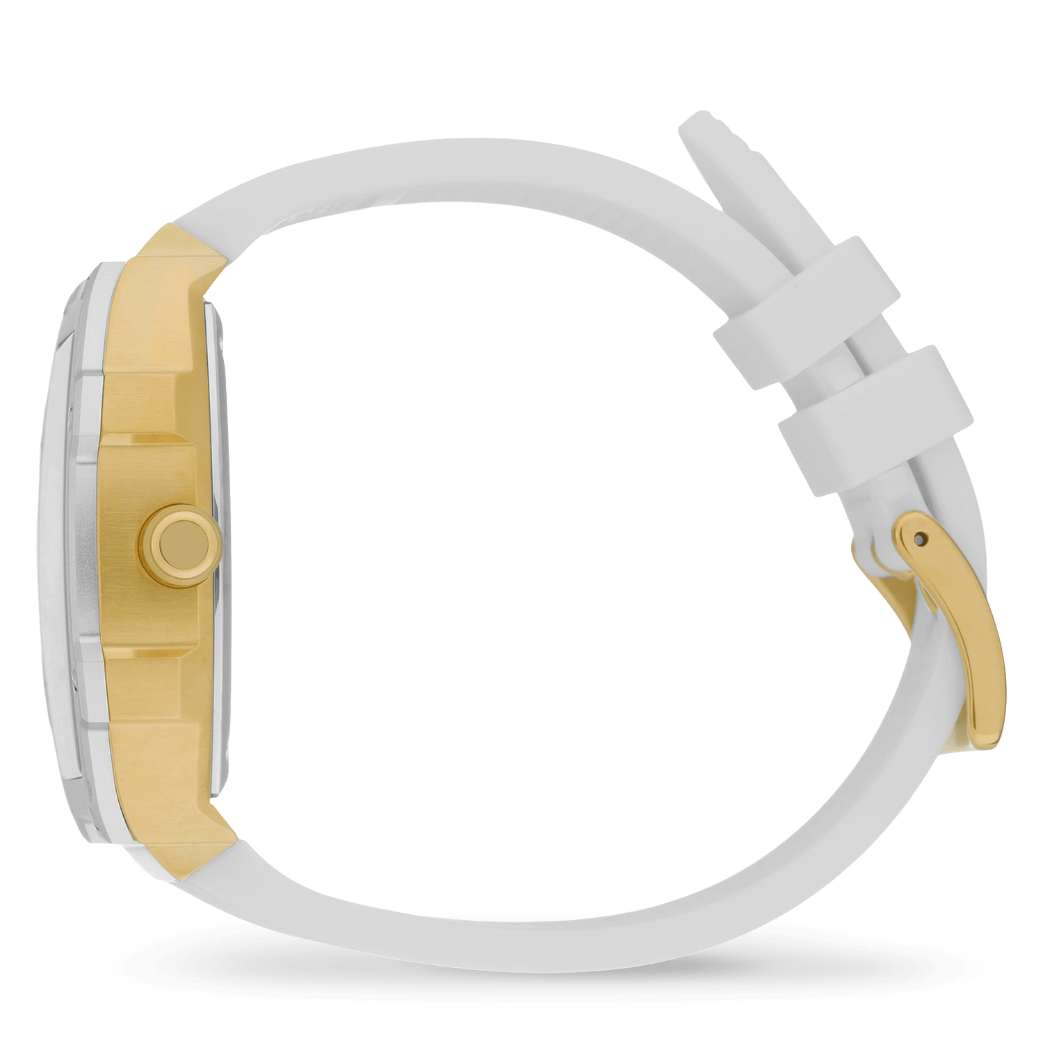 Ice-Watch Ice Boliday Clear White - Herrenuhr Mit Silikonarmband, 38 Mm, Wasserdicht 10 ATM