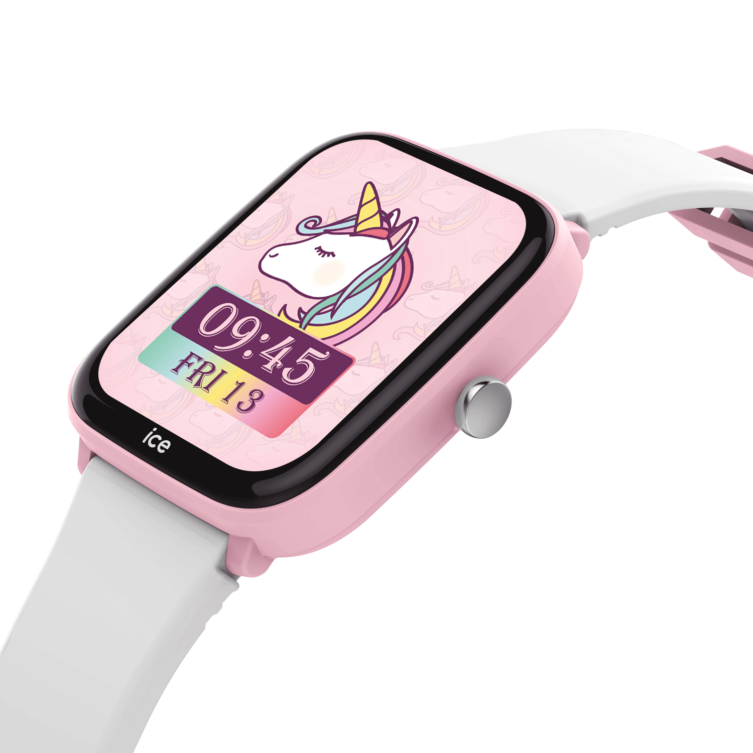 ICE-WATCH - Ice Smart Junior 3.0 Pink White - Montre connectée Ronde Rose pour Fille avec Bracelet en Silicone - 025248 (1.19 Pouces ICE-WATCH - Ice Smart Junior 3.0 Pink White - Montre connectée Ronde Rose pour Fille avec Bracelet en Silicone - 025248 (1.19 Pouces