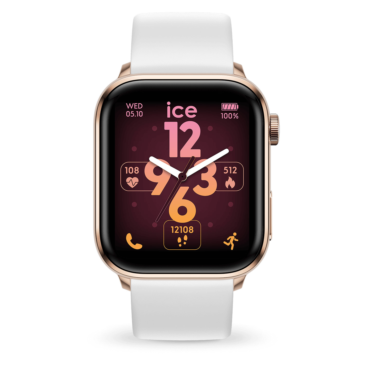 Wrist Watches Ice Watch Digital Rose-Gold White M