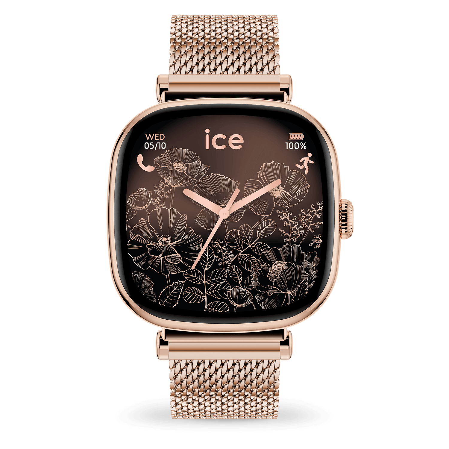 Rose Gold Ice Montre Ice-Watch ICE Steel Chic Silver Rose-Gold