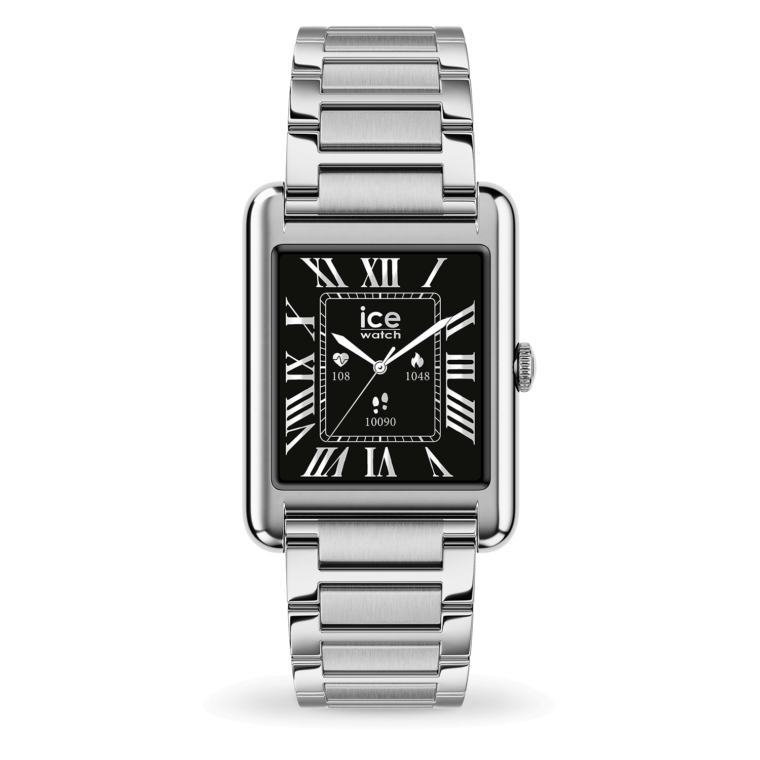 ICE smart TKS 2.0 rectangular 1.41 Silver • Ice-Watch