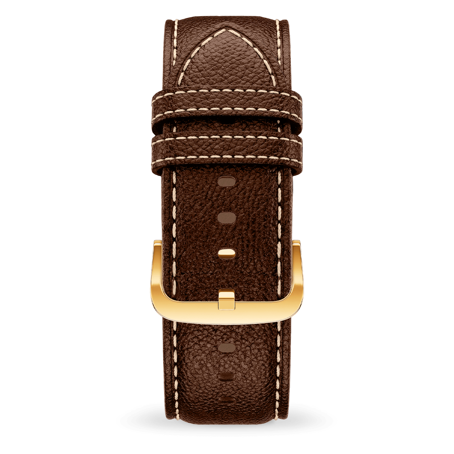 Bracelet de montre en cuir marron tan type rallye 22mm neuf - Montres & Bijoux Bracelet de montre en cuir marron tan type rallye 22mm neuf - Montres & Bijoux