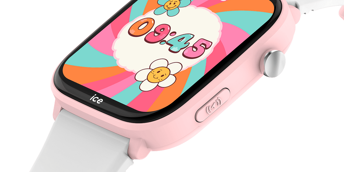 ICE smart junior Find Hub Pink White • Ice-Watch