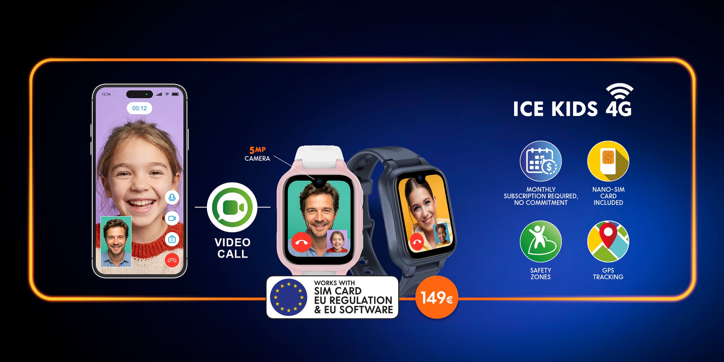 Smartwatch, [4G]-Netz!