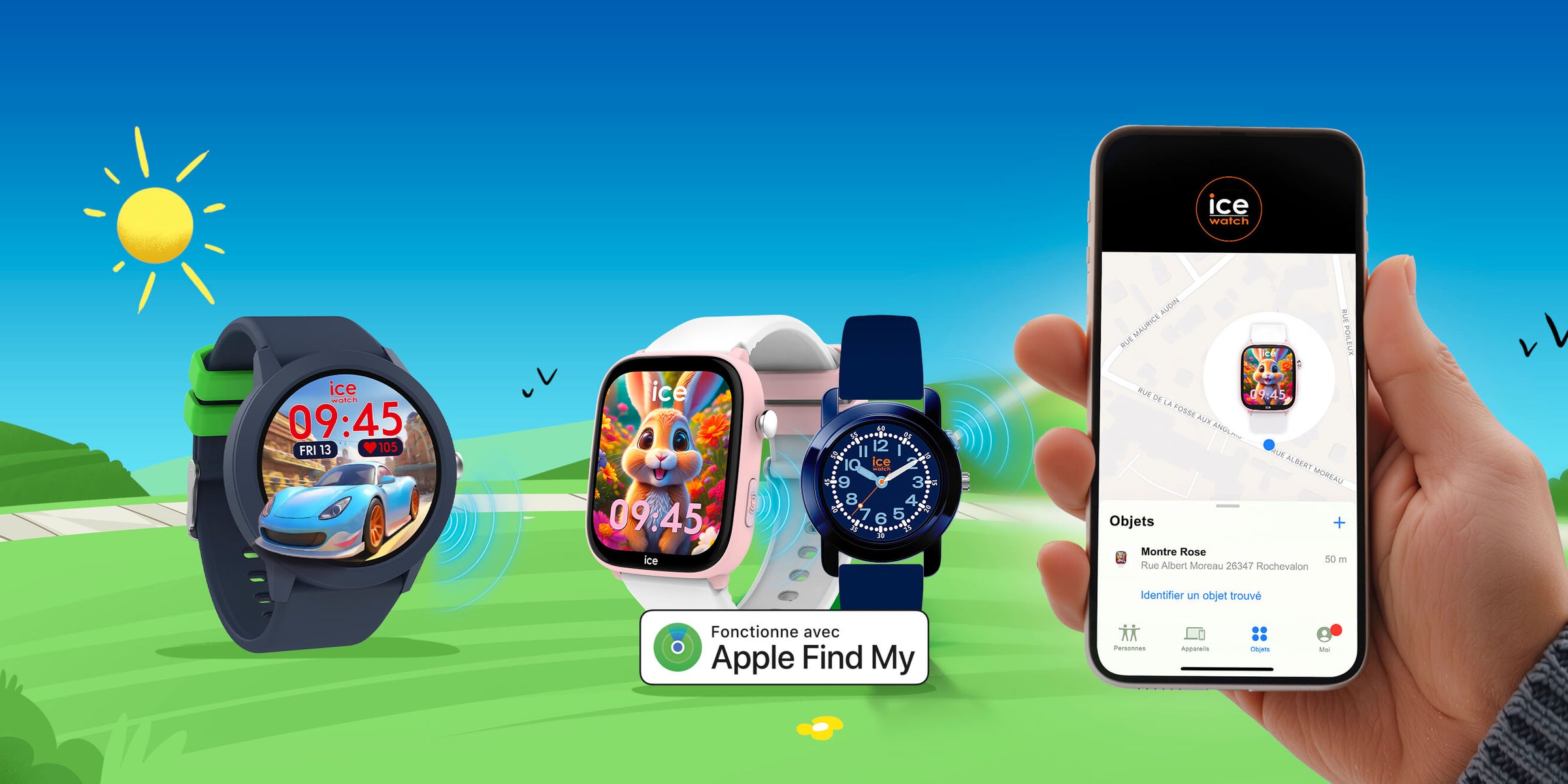 Montre [géolocalisable] sans abonnement !