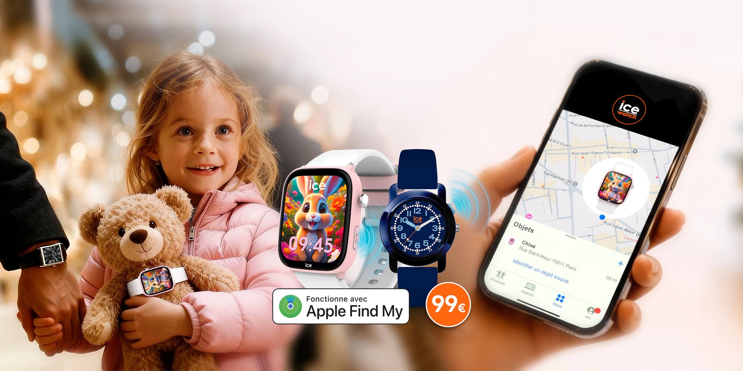 Montre [géolocalisable] sans abonnement !