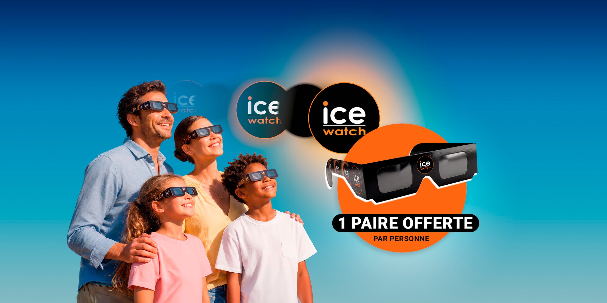 Le [12 août], le ciel nous offre un spectacle, [Ice-Watch] vous offre [les lunettes] !